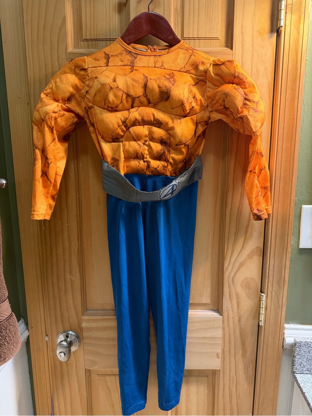 Thing costume Fantastic Four Kids Superhero Costume with Muscle Torso